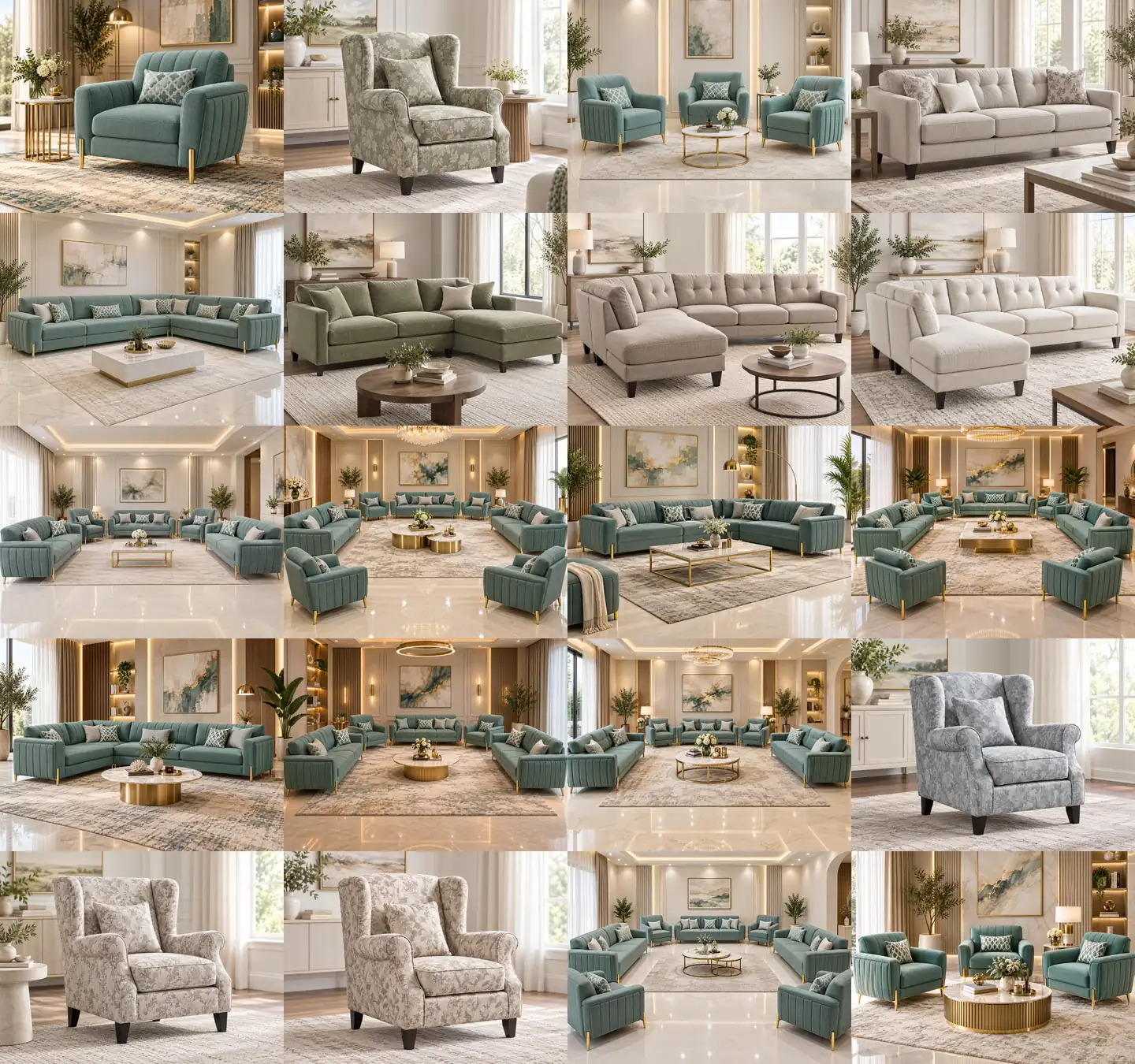 Afkar furniture image gallery used in the delivered browsing experience